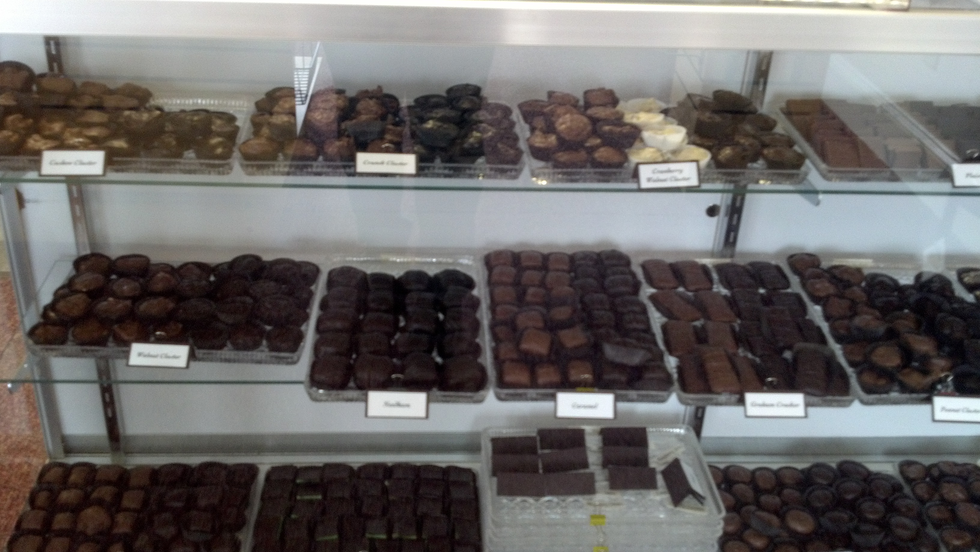 chocolate case – Aunties House Bakery and Chocolate Shop